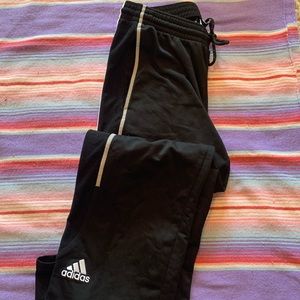 Wide leg adidas pants